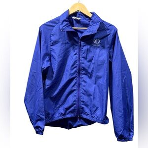 Pearl Izumi Cycling Windbreaker Jacket Blue Full Zip Lightweight Small